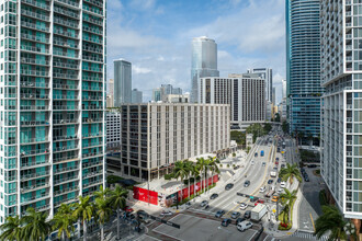 444 Brickell Ave, Miami, FL - Aérien  Vue de la carte