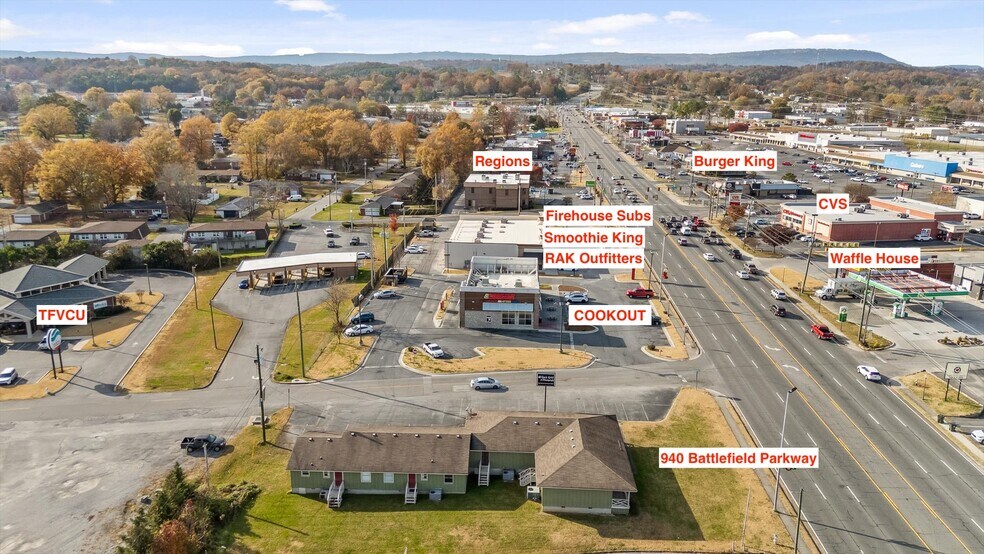 940 Battlefield Pky, Fort Oglethorpe, GA à vendre - Photo du bâtiment - Image 2 de 33