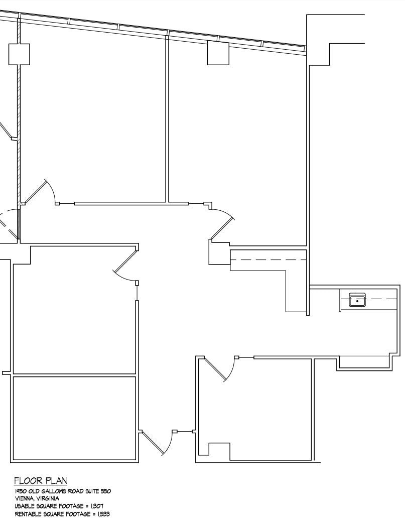 1950 Old Gallows Rd, Vienna, VA for lease Floor Plan- Image 1 of 1