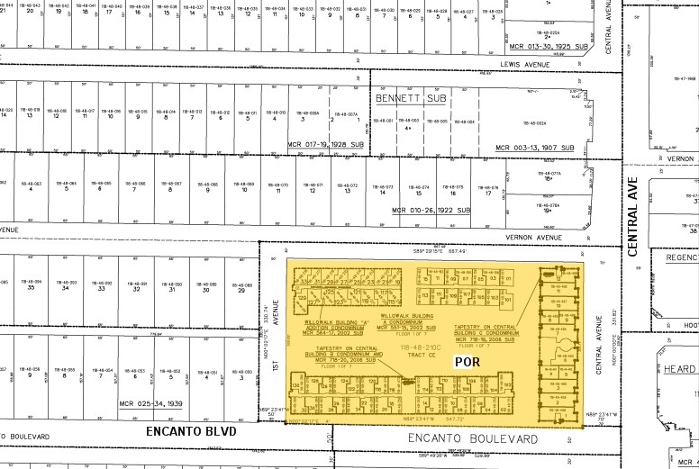 2302 N Central Ave, Phoenix, AZ à vendre - Plan cadastral - Image 2 de 10