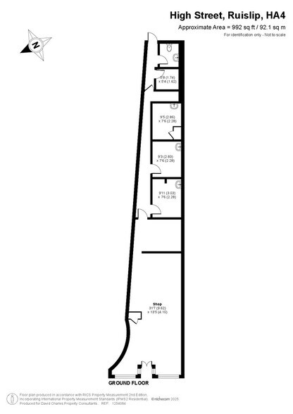 80 High St, Ruislip à vendre - Plan d’étage - Image 2 de 10