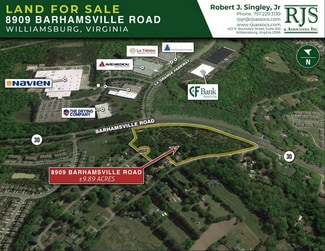 More details for 8909 Barhamsville Rd, Toano, VA - Land for Sale