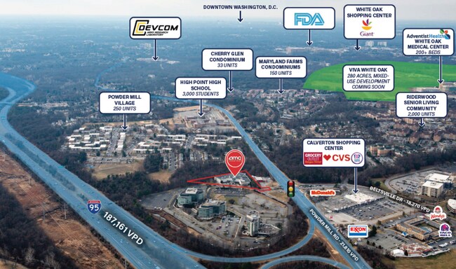 Plus de détails pour 4001 Powder Mill Rd, Beltsville, MD - Commerce de détail à vendre