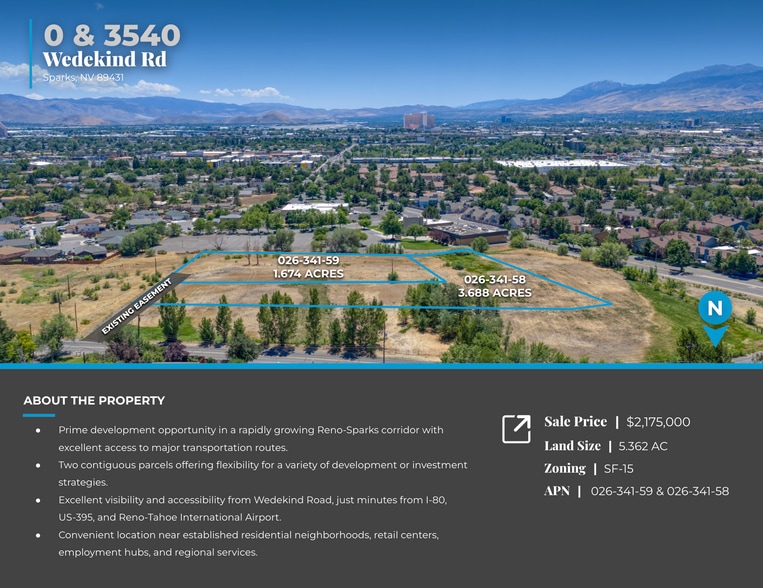 3540 Wedekind Rd, Sparks, NV for sale - Building Photo - Image 2 of 3