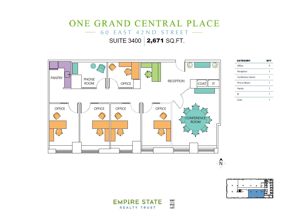 60 E 42nd St, New York, NY for lease Floor Plan- Image 1 of 1