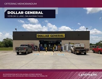 Plus de détails pour 11378 E Hwy 3, Lane, OK - Commerce de détail à vendre