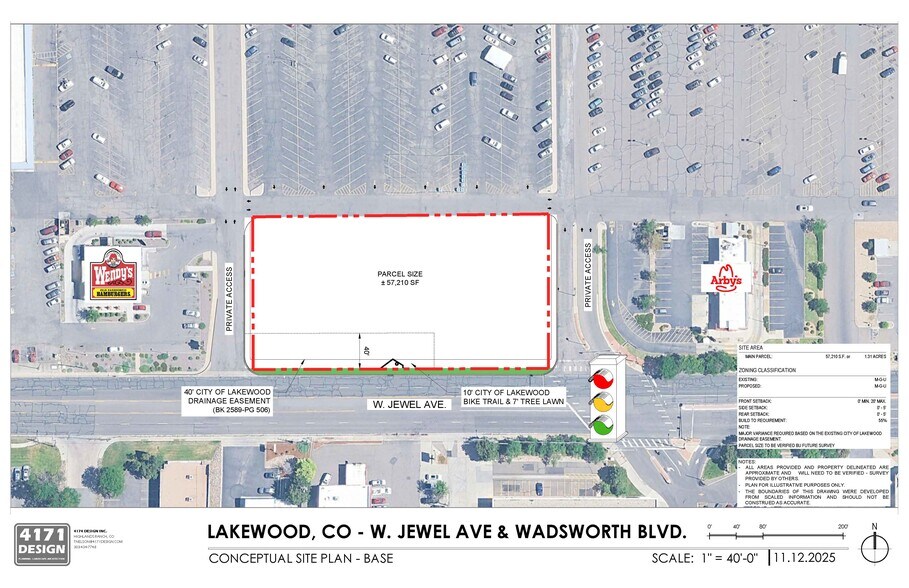 Jewell Shopping Center Pad Sites, Lakewood, CO à louer - Plan de site - Image 1 de 1