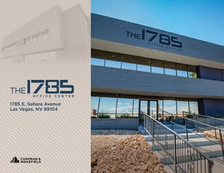 Plus de détails pour 1785 E Sahara Ave – Bureau à vendre, Las Vegas, NV