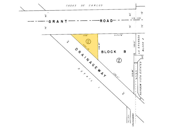5612-5656 E Grant Rd, Tucson, AZ à louer - Plan cadastral - Image 2 de 4
