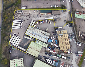 Chaseside Dr, Hednesford, STS - aerial  map view