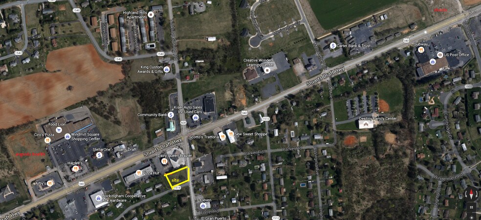 Route 340 & 608, Stuarts Draft, VA à vendre - Photo du bâtiment - Image 2 de 2