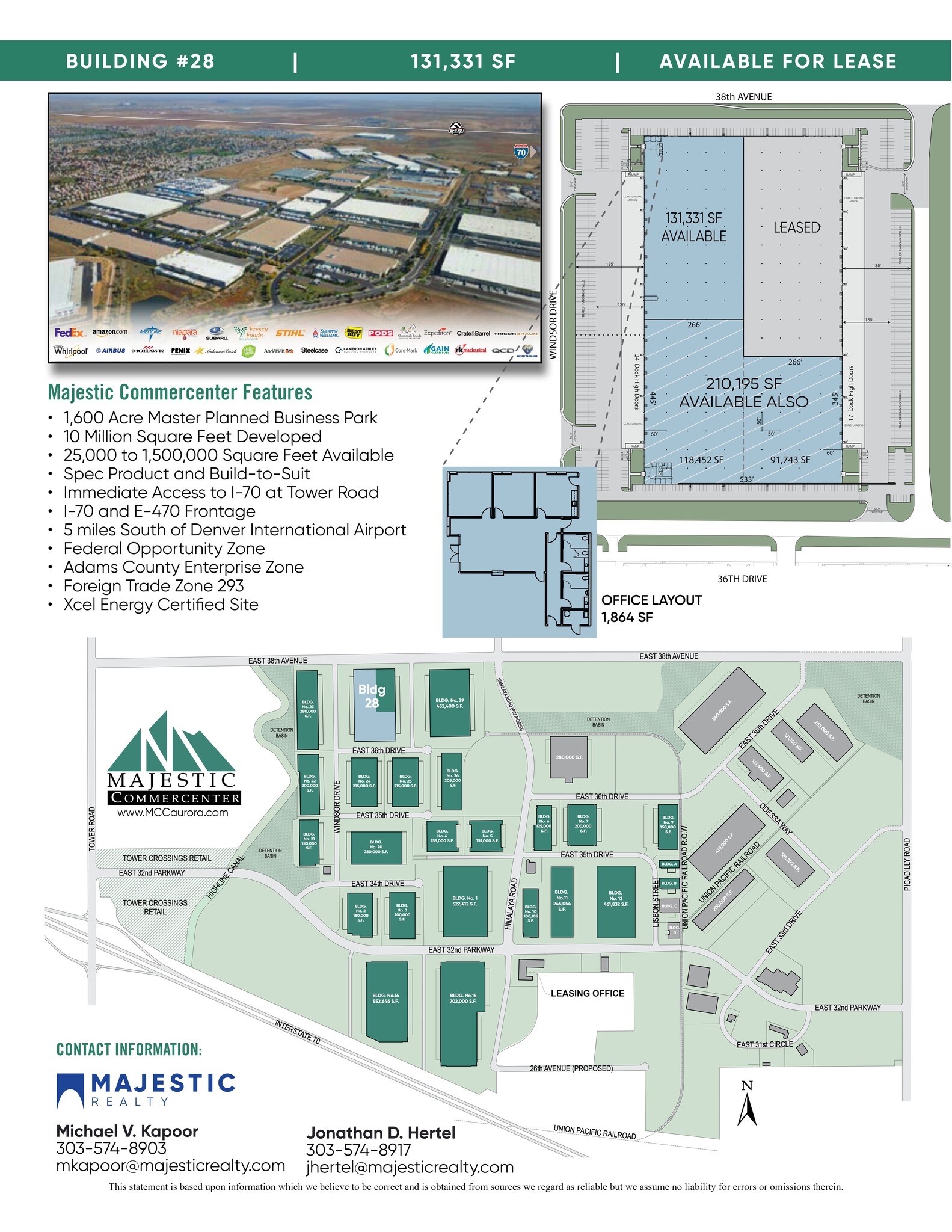 3700 N Windsor Dr, Aurora, CO à louer Plan de site- Image 1 de 6