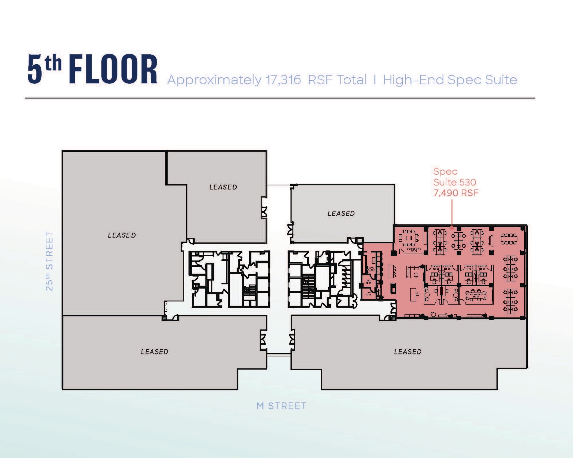 2445 M St NW, Washington, DC for lease Floor Plan- Image 1 of 2