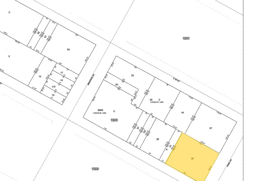 400 Park Ave, New York, NY à louer - Plan cadastral - Image 2 de 6