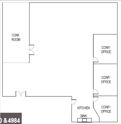 4984 El Camino Real, Los Altos, CA à louer Plan d’étage- Image 1 de 1