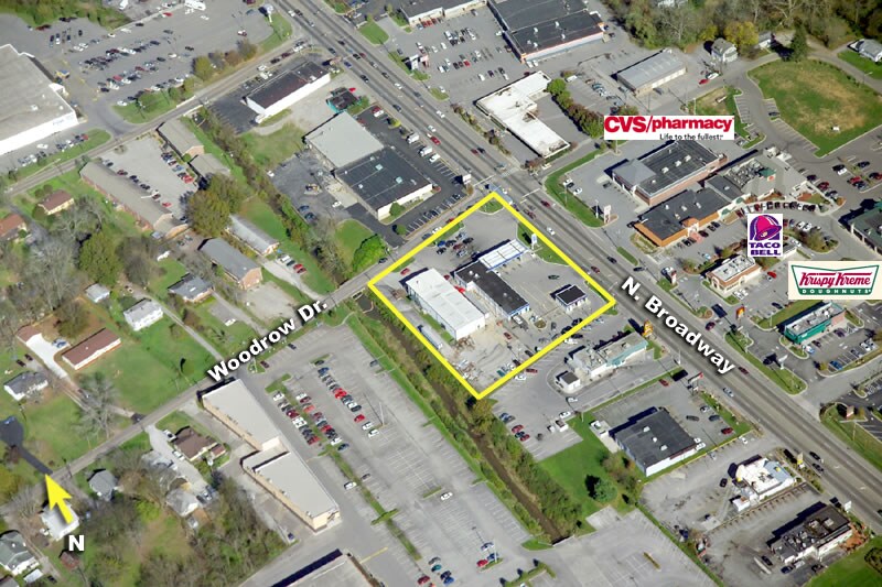 4861-4893 N Broadway St, Knoxville, TN à louer - Aérien - Image 2 de 7