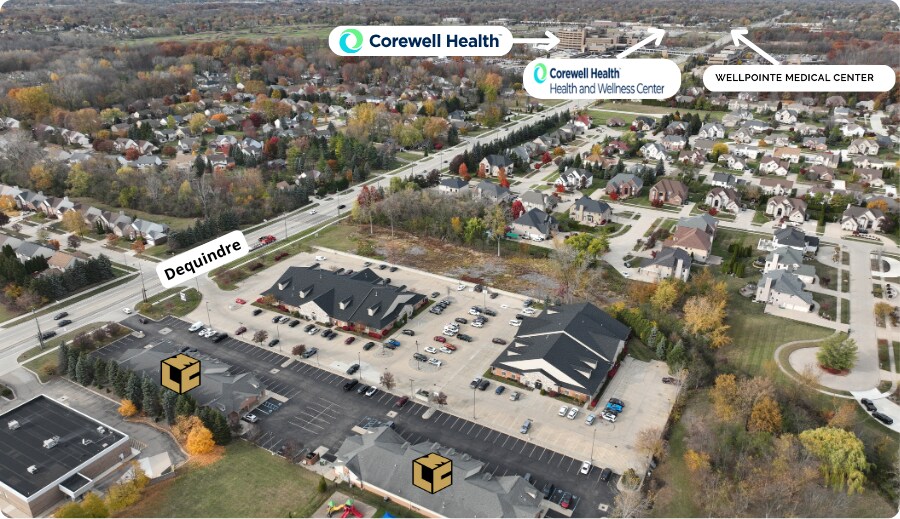 43114-43134 Dequindre Rd, Sterling Hts, Sterling Heights, MI à vendre - Photo du bâtiment - Image 3 de 4