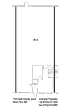 181 E Industry Ct, Deer Park, NY à louer Plan d’étage- Image 2 de 9