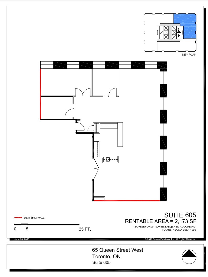 65 Queen St W, Toronto, ON for lease Floor Plan- Image 1 of 1