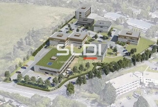 Dardilly - AERIAL map view