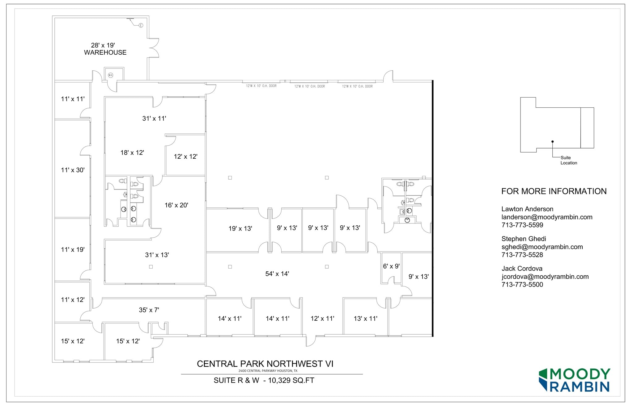 2501 Central Pky, Houston, TX for lease Site Plan- Image 1 of 1