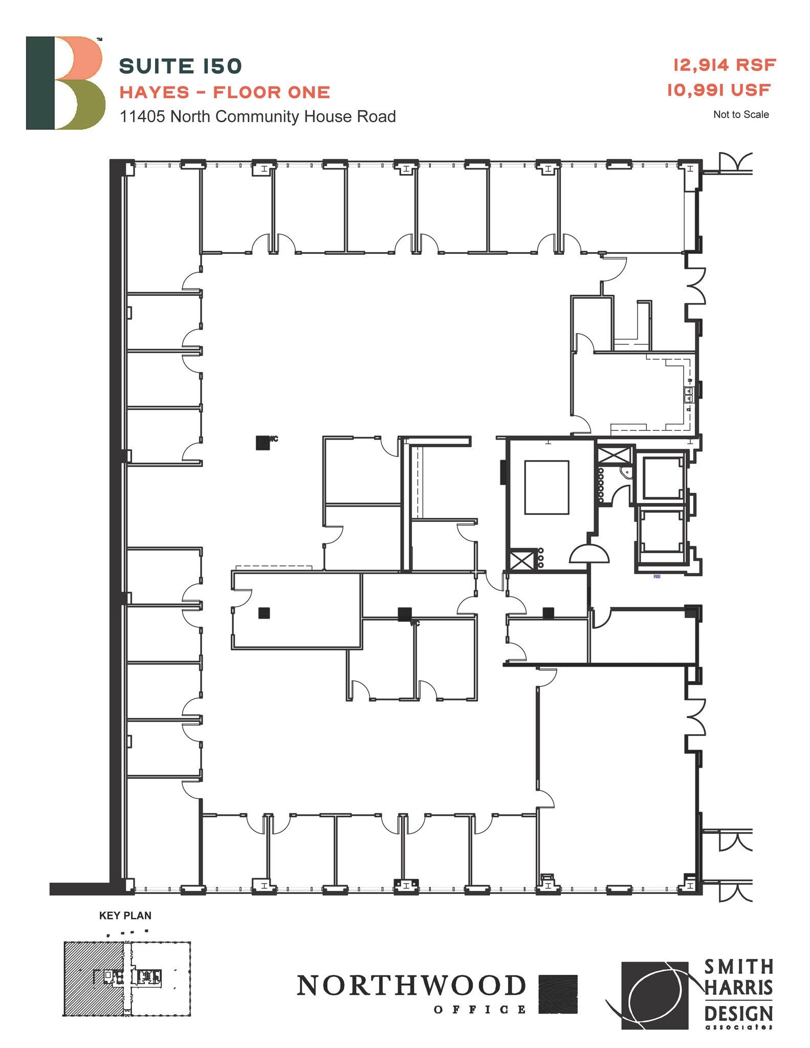 11405 N Community House Rd, Charlotte, NC à louer Plan d’étage- Image 1 de 1