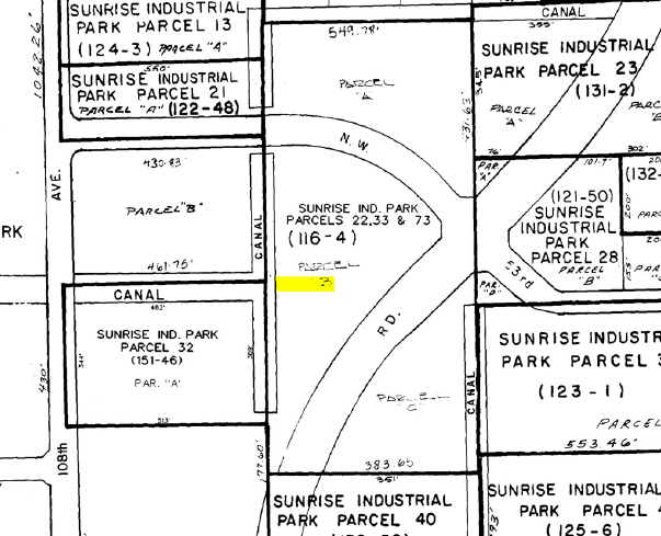 10501 NW 50th St, Sunrise, FL à louer - Plan cadastral - Image 3 de 8