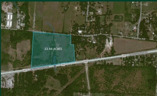 E University Dr & Fishtrap Rd, Denton, TX à louer - Aérien - Image 3 de 4