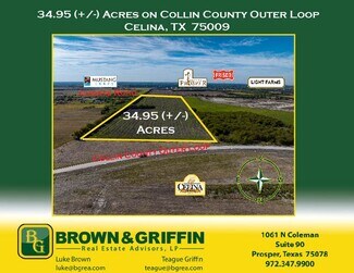Plus de détails pour 8050 CHOATE Rd, Celina, TX - Terrain à vendre
