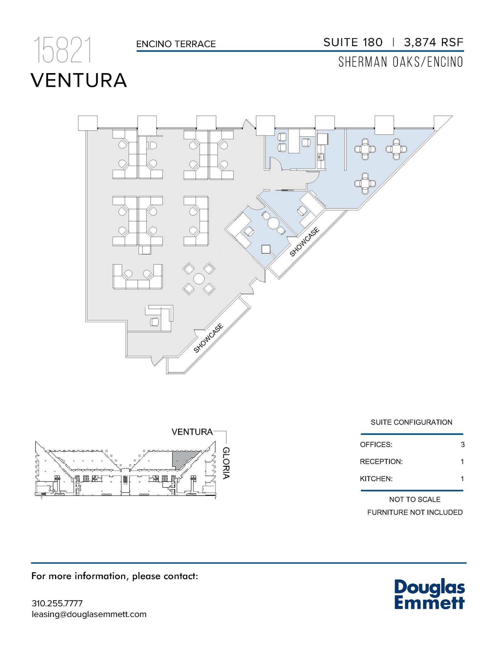 15821 Ventura Blvd, Encino, CA for lease Floor Plan- Image 1 of 1