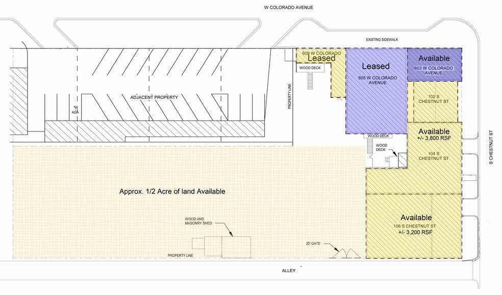 603 W Colorado Ave, Colorado Springs, CO for lease - Building Photo - Image 3 of 3