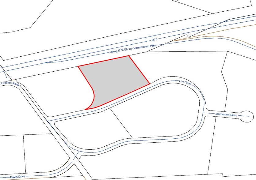 300 Lee Dr, Plymouth Meeting, PA à louer - Plan cadastral - Image 2 de 2