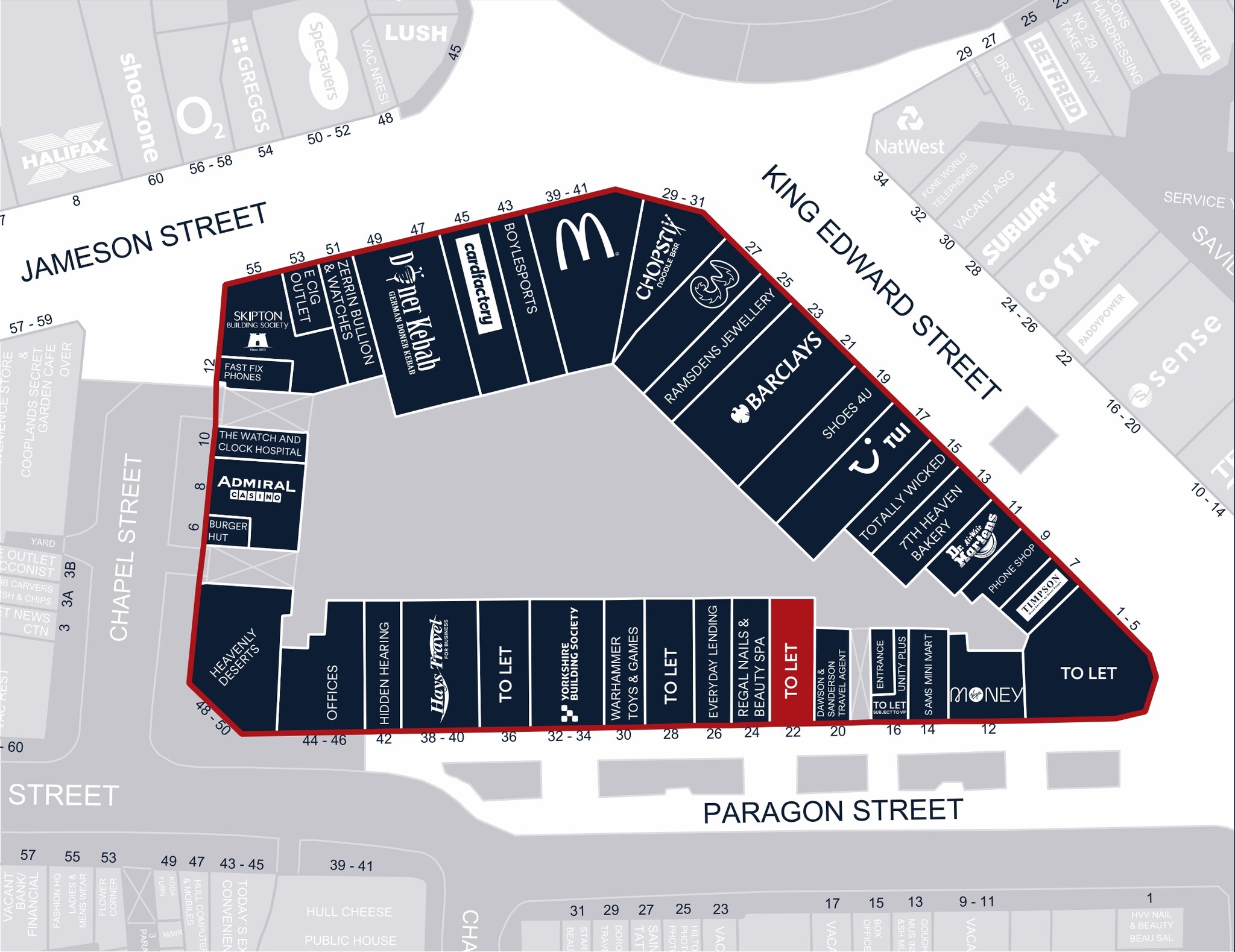 22 Paragon St, Hull for lease Map- Image 1 of 1