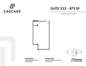 104 Decker Ct, Irving, TX for lease Floor Plan- Image 1 of 1