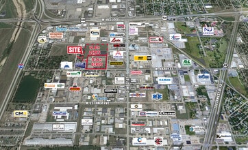 4200 W Harry St, Wichita, KS - AERIAL  map view