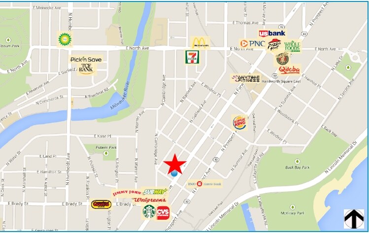 1801-1815 N Farwell Ave, Milwaukee, WI à louer - Aérien - Image 2 de 7