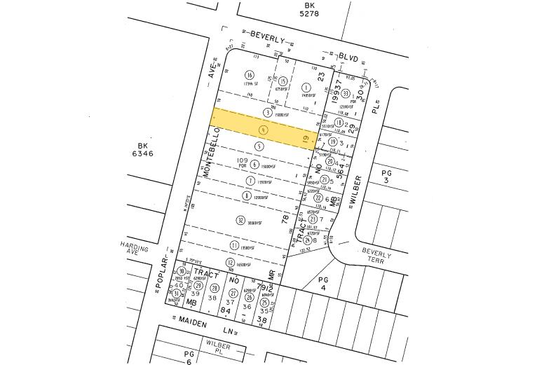 428 N Poplar Ave, Montebello, CA à vendre - Plan cadastral - Image 3 de 18