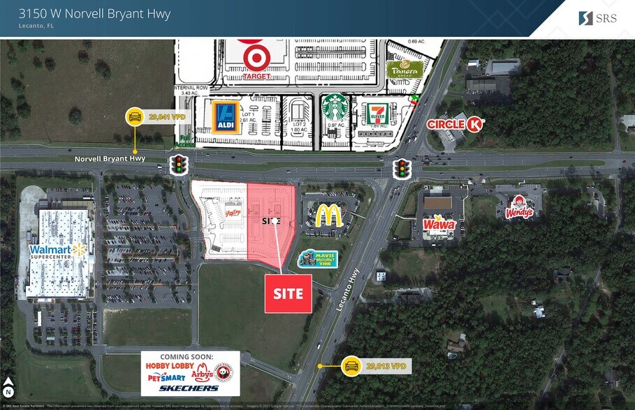 3136 W Norvell Bryant Hwy, Lecanto, FL for lease - Aerial - Image 1 of 1
