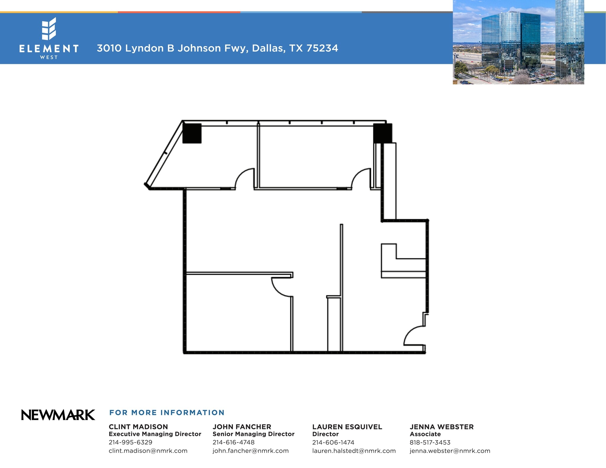 3010 Lyndon B Johnson Fwy, Dallas, TX à louer Plan de site- Image 1 de 2