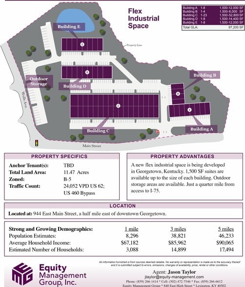 944 E Main Street Ext, Georgetown, KY for lease - Site Plan - Image 1 of 3
