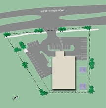 20817 Westheimer Pky, Katy, TX à louer Plan de site- Image 2 de 2