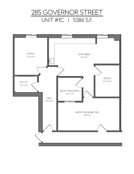 285 Governor St, Providence, RI à louer - Plan d’étage - Image 2 de 16