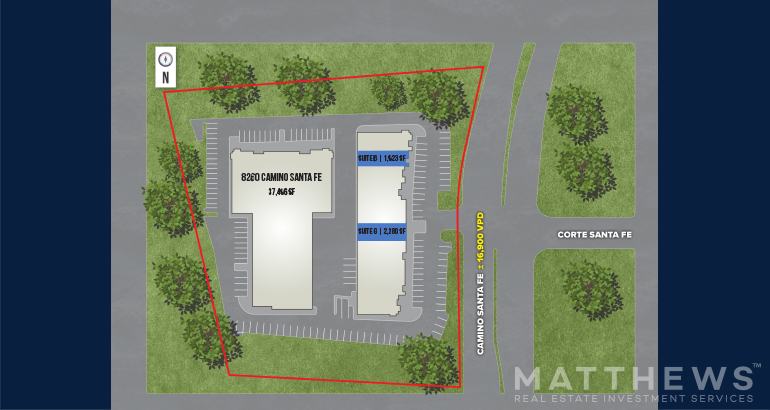 8250 Camino Santa Fe, San Diego, CA à louer - Photo du bâtiment - Image 2 de 3