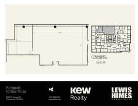 6855 S Havana St, Centennial, CO à louer Plan de site- Image 2 de 2