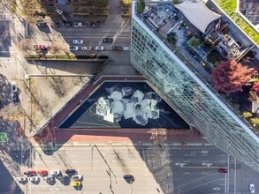 1500 W Georgia St, Vancouver, BC - AERIAL map view