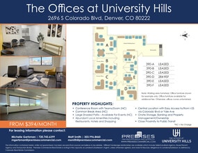 2696 S Colorado Blvd, Denver, CO for lease Floor Plan- Image 1 of 6