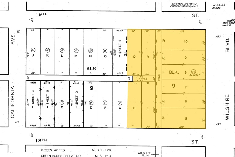 1821 Wilshire Blvd, Santa Monica, CA for lease - Plat Map - Image 2 of 7