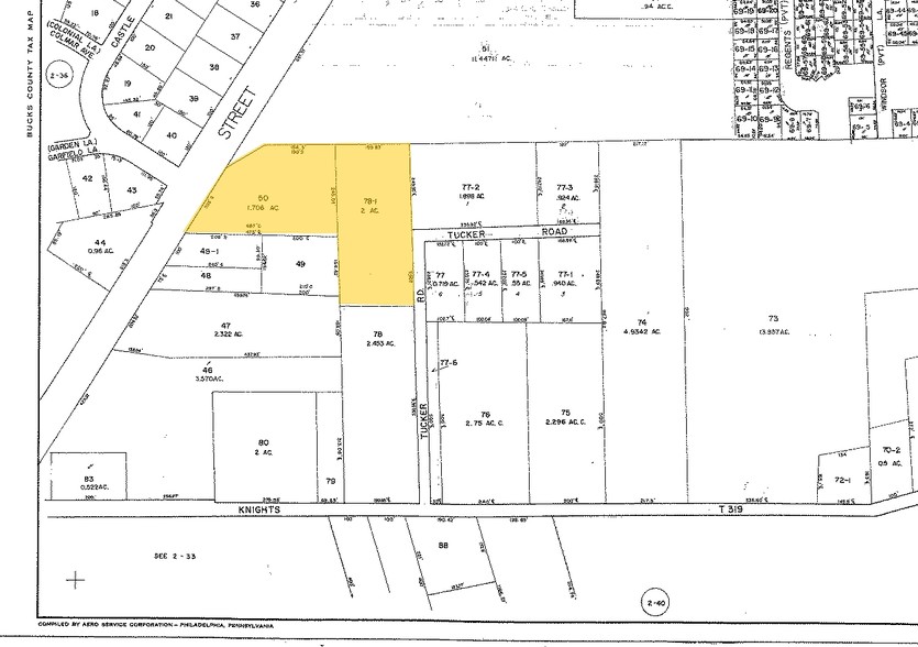 2555 Street Rd, Bensalem, PA à vendre - Plan cadastral - Image 2 de 3