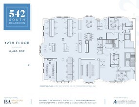 542-550 S Dearborn St, Chicago, IL for lease Floor Plan- Image 1 of 11