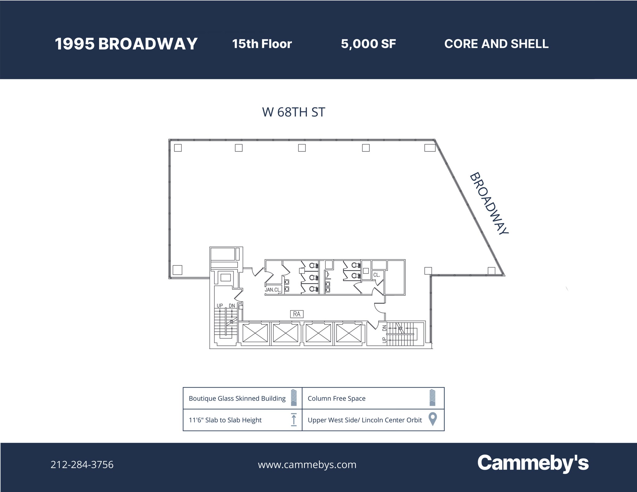 1995 Broadway, New York, NY à louer Plan de site- Image 1 de 6